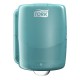 TORK COMBI ROLL DISPENSER W2 ABS TURQUOISE / BLANC (653000) FACE