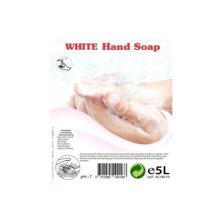 WHITE HAND SOAP (EX PROMELLA) SAVON PARFUME 5 L